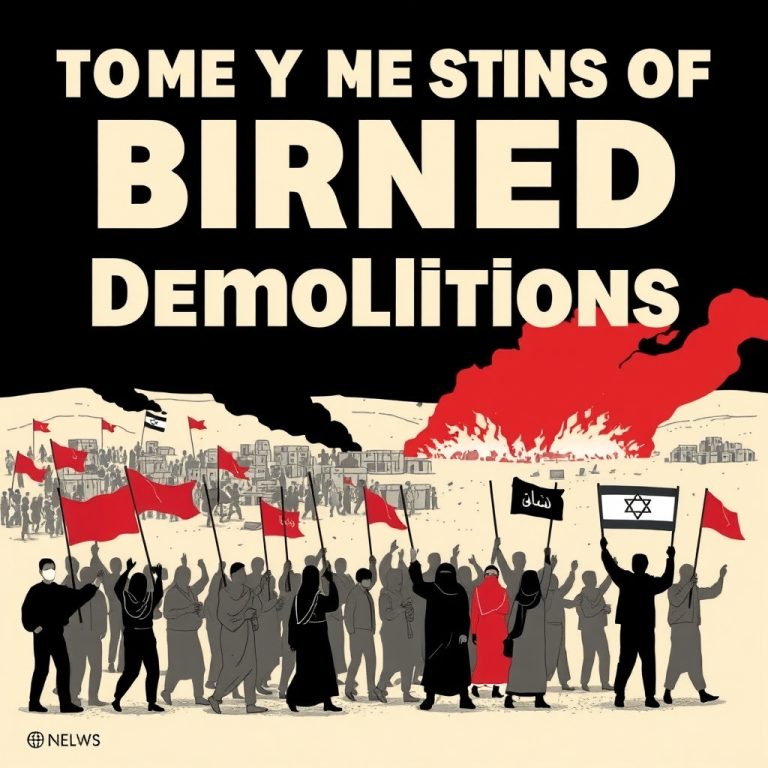 Israel’s Home Demolitions in Negev Spark Mass Bedouin Protests Over Land Rights and Discrimination