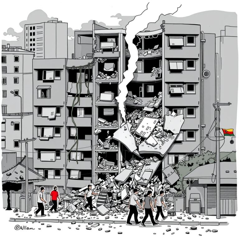 Residents Flee as Caracas Building Collapse Highlights Earthquake Vulnerability in Venezuela