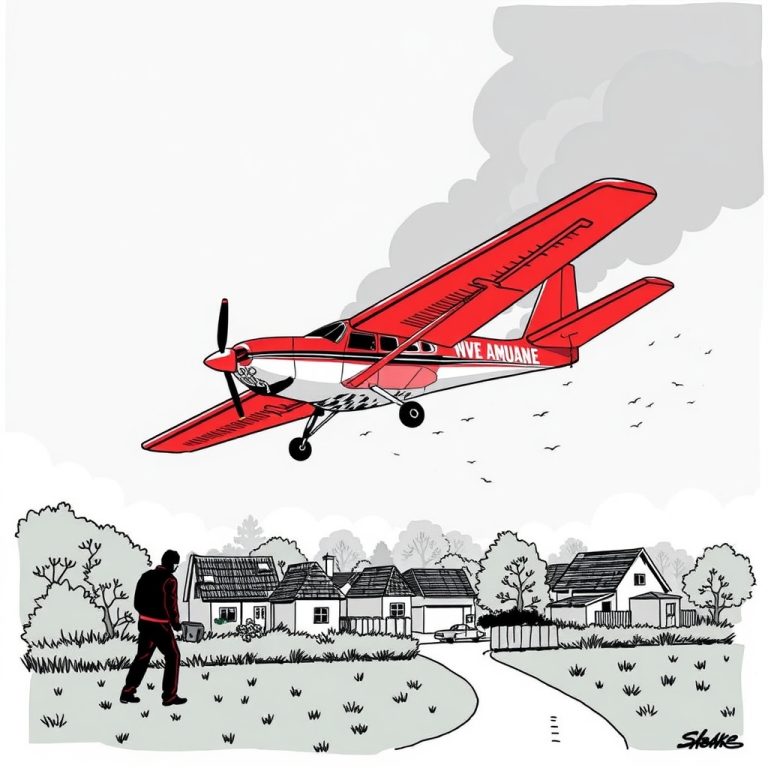 Tragedy in the Skies: Eleven Killed as Skydiving Plane Crashes Near French Residential Area