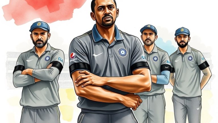 India and England Players Honor Sir Gary Sobers at Lord's