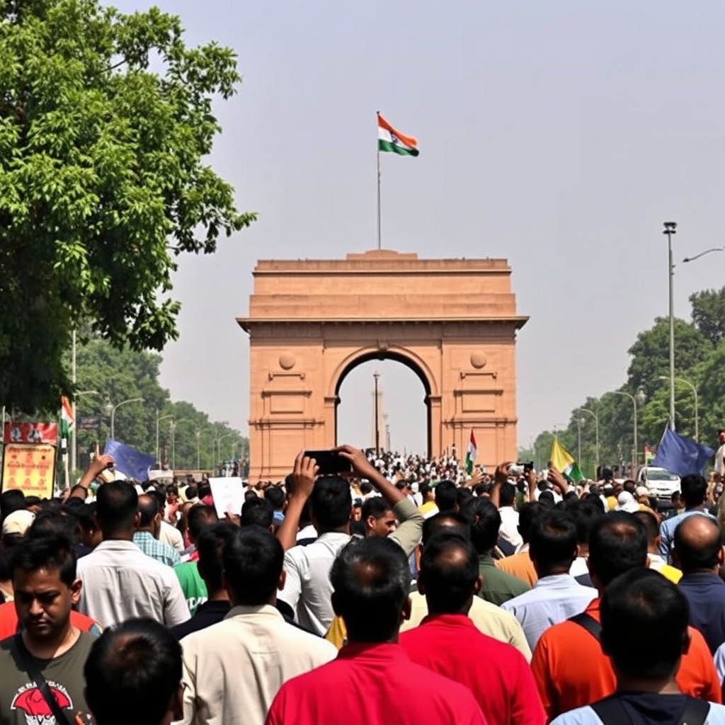 Breaking Delhi Police Detain 400 Individuals With Criminal Records Near Jantar Mantar