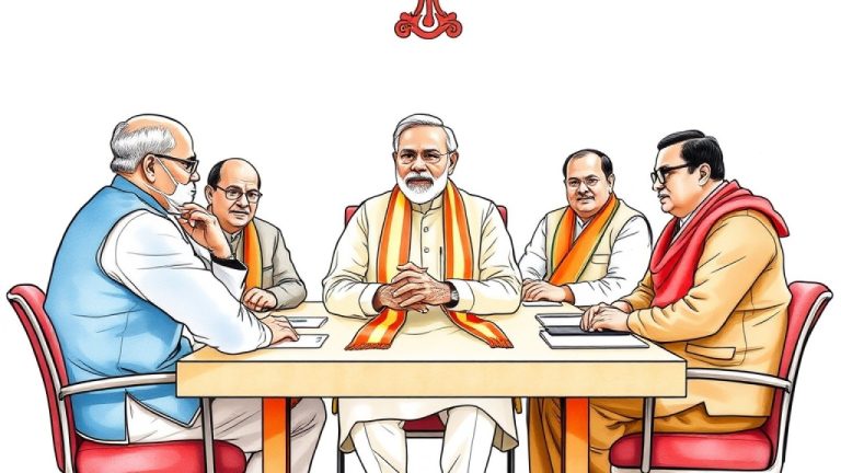 Prime Minister Narendra Modi Convened High Level NDA Meeting Following PK Electoral Victory