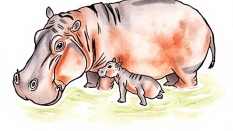 Hippo Calf Born at Bannerughatta Biological Park