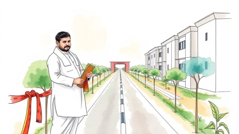 Naidu Inaugurates Seed Access Road and Legislative Housing in Amaravati