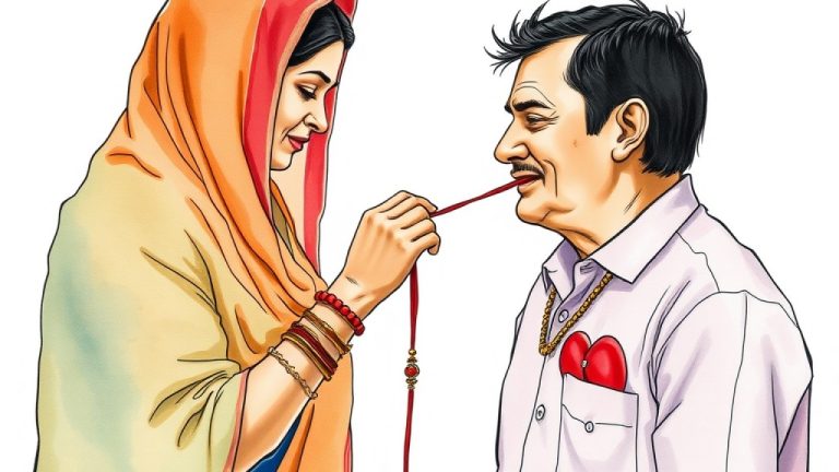 A Symbol of Life and Bond: Gujarat Woman Ties Rakhi to Man Carrying Her Brother’s Heart