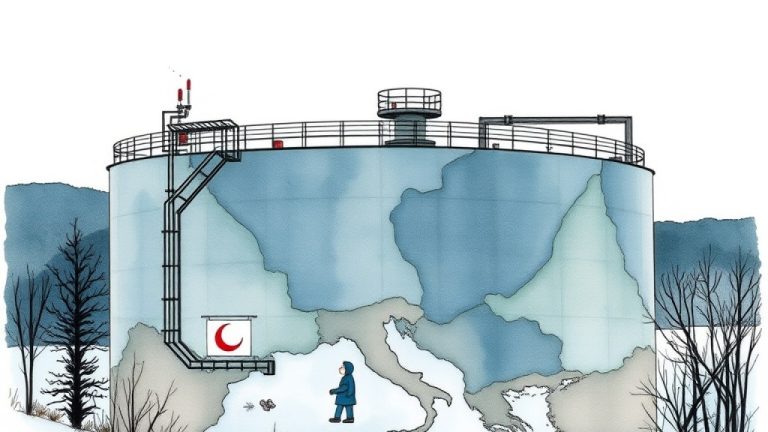 EU Gas Storage Levels Hit 13-Year Low as Europe Braces for Winter