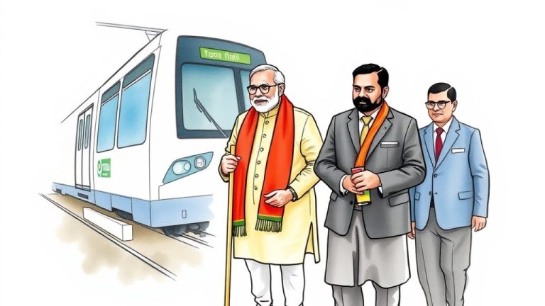 PM Modi Inaugurates Poonamallee-Vadapalani Chennai Metro Phase II Stretch